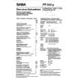 SABA T7602 Manual de Servicio